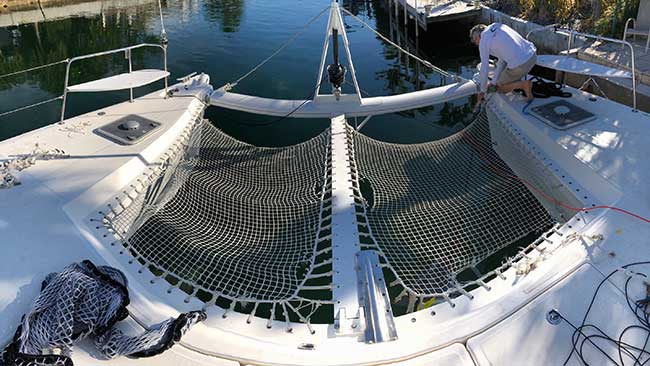 Multihull Nets, Catamaran Nets, Trampolines